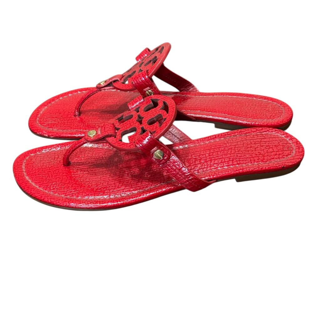 Tory Burch Miller Red Patent Leather Size 8 - Picture 5 of 10